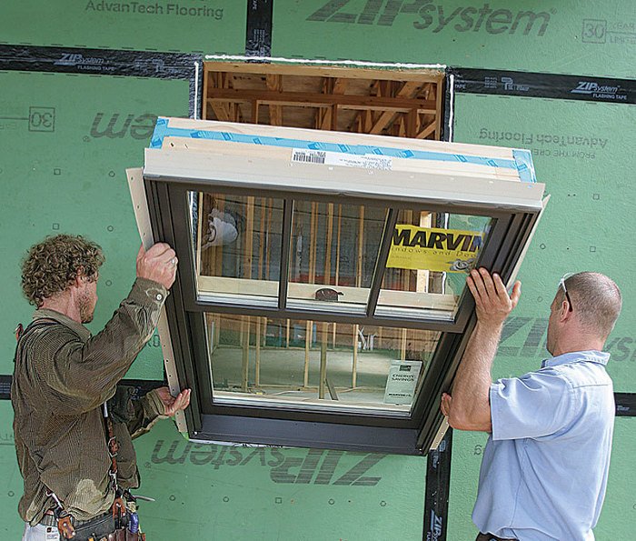 Weatherproof window install - EcoShield Exteriors